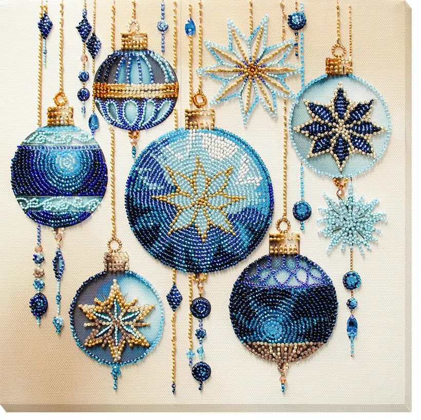 Bead Embroidery Kit - Crystal patterns AB-925
